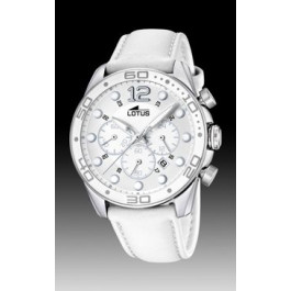 Cinturino per orologio Lotus 15782-1 Pelle Bianco 21mm