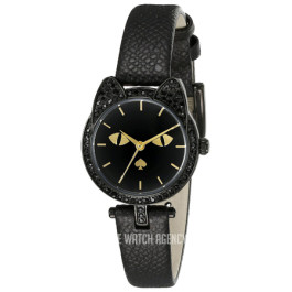 Cinturino per orologio Kate Spade New York 1YRU0817 Pelle Nero