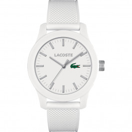 Lacoste cinturino dell‘orologio 2010762 / LC-79-1-47-2546 Gomma Bianco 21mm