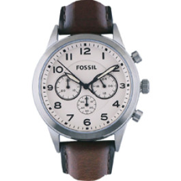 Cinturino per orologio Fossil BQ2127 Pelle Marrone 22mm