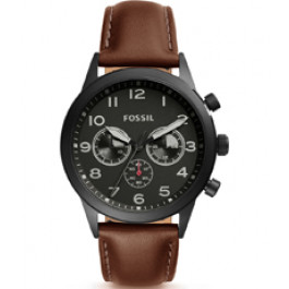 Cinturino per orologio Fossil BQ2154 Pelle Marrone 22mm