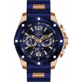 Cinturino per orologio Invicta 39990 Gomma Blu