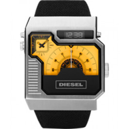 Cinturino per orologio Diesel DZ7223 Pelle/Plastica Nero 34mm