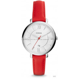 Cinturino per orologio Fossil ES3926 Pelle Rosso 14mm