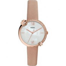 Cinturino per orologio Fossil ES4600 Pelle Beige 14mm