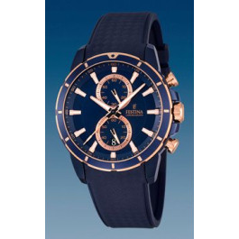 Cinturino per orologio Festina F16851/1 Gomma Blu 22mm