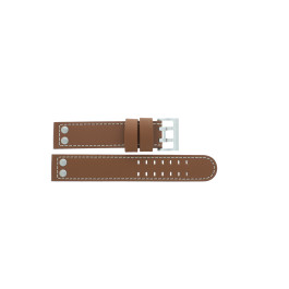 Cinturino per orologio Hamilton H690776203 / H77616533 / H600.776.203 XL Pelle Cognac 22mm