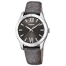Cinturino per orologio Calypso K5718-3 Pelle Grigio 17mm