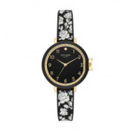Cinturino per orologio Kate Spade New York KSW1476 Pelle Nero