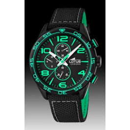 Cinturino per orologio Lotus 15780-4 Pelle Nero