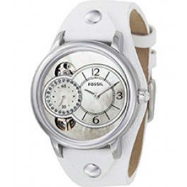Cinturino per orologio Fossil ME1092 Pelle Bianco 18mm