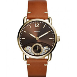 Cinturino per orologio Fossil ME1166 Pelle Cognac 22mm