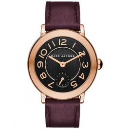 Cinturino per orologio Marc by Marc Jacobs MJ1470 Pelle Bordò 18mm