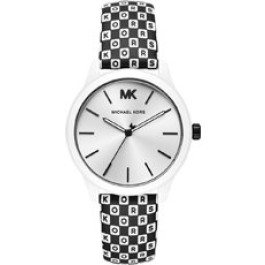 Cinturino per orologio Michael Kors MK2846 Pelle Nero 18mm