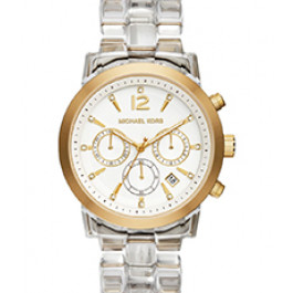 Cinturino per orologio Michael Kors MK6200 Plastica Transparente 22mm