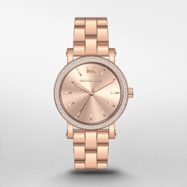 Cinturino per orologio Michael Kors COREY / MK7346 Acciaio Vino rosé 18mm
