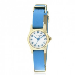 Cinturino per orologio Marc by Marc Jacobs MBM1314 Pelle Blu 10mm