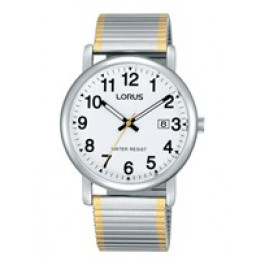 Cinturino per orologio Lorus VJ32-X246 / RG861CX9 / RHA063X Acciaio Bi-colore 20mm