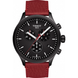 Cinturino per orologio Tissot T1166173605110 / T600044360 Pelle Rosso 22mm