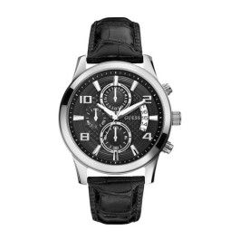 Cinturino per orologio Guess W0076G1 Pelle Nero 22mm