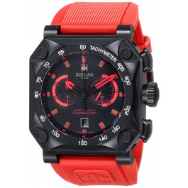 Cinturino per orologio Zodiac ZO8534 Gomma Rosso