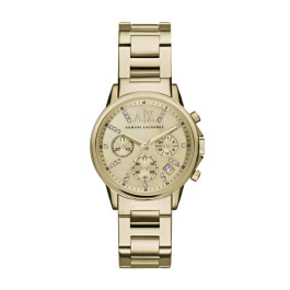 Armani Exchange cinturino dell‘orologio AX4327 Acciaio inossidabile Placcato oro 18mm