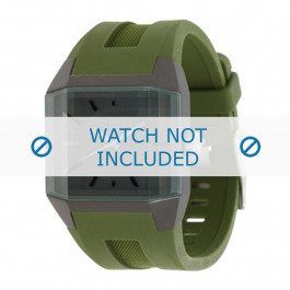 Diesel cinturino dell‘orologio DZ1389 Silicone Verde 20mm