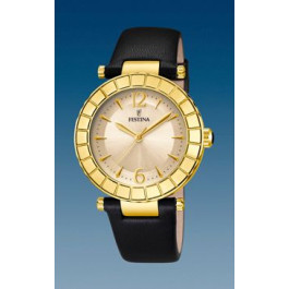 Cinturino per orologio Festina F16647.5 Pelle Nero