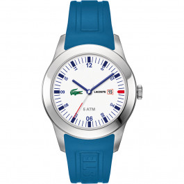 Lacoste cinturino dell‘orologio 2010630 / LC-11-1-14-2339 Gomma Blu 22mm