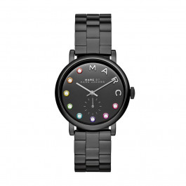 Cinturino per orologio Marc by Marc Jacobs MBM3422 Acciaio inossidabile Nero 18-20mm variabel