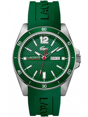 Cinturino per orologio Lacoste 2010800 / LC-62-1-27-2591 Gomma Verde 22mm