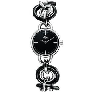 Lacoste cinturino dell‘orologio 2000384 / LC-15-3-14-0062 Metallo Nero 8mm