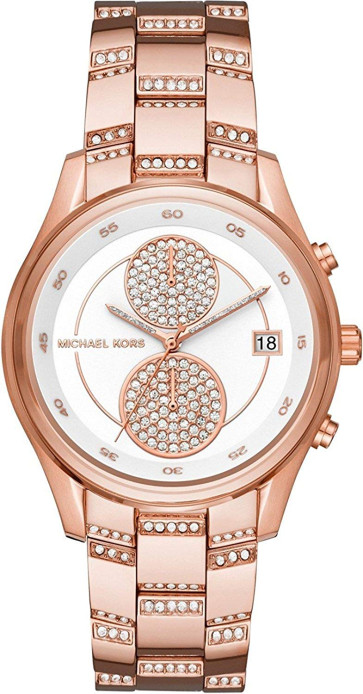Cinturino per orologio Michael Kors MK6479 Acciaio Vino rosé 20mm