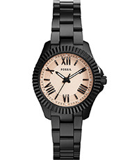 Cinturino per orologio Fossil AM4614 Acciaio inossidabile Nero 14mm