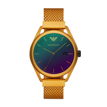 Cinturino per orologio Armani AR11327 Alluminio Giallo 20mm