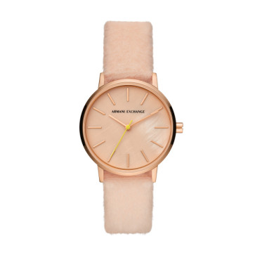 Cinturino per orologio Armani AX5569 Pelle/Tessuto Rosa 18mm