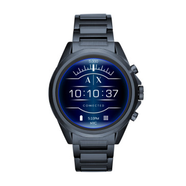 Cinturino per orologio AXT2003 Acciaio Blu 22mm