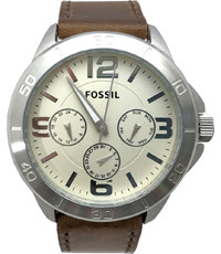 Cinturino per orologio Fossil BQ2205 Pelle Marrone 22mm