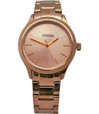 Cinturino per orologio Fossil BQ3075 Acciaio inossidabile Vino rosé 18mm