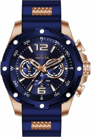 Cinturino per orologio Invicta 39990 Gomma Blu