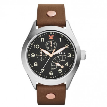 Cinturino per orologio Fossil CH2939 Pelle Marrone scuro 22mm
