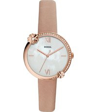 Cinturino per orologio Fossil ES4600 Pelle Beige 14mm