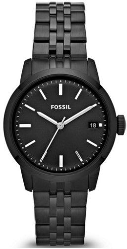 Cinturino per orologio Fossil FS4820 Acciaio inossidabile Nero 18mm