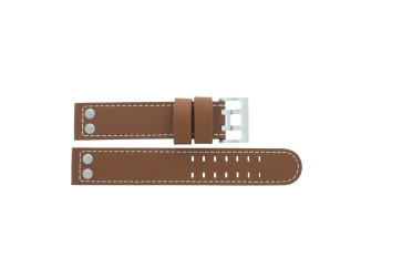 Cinturino per orologio Hamilton H690776203 / H77616533 / H600.776.203 XL Pelle Cognac 22mm