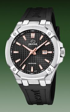 Cinturino per orologio Jaguar J1010-4 Gomma Nero