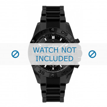 Jacques Lemans cinturino dell‘orologio 1-1773D Ceramica Nero