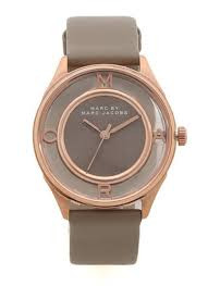 Cinturino per orologio Marc by Marc Jacobs MBM1375 Pelle Beige 18mm