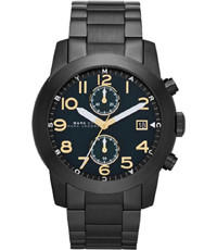 Cinturino per orologio Marc by Marc Jacobs MBM8606 Acciaio Nero 24mm