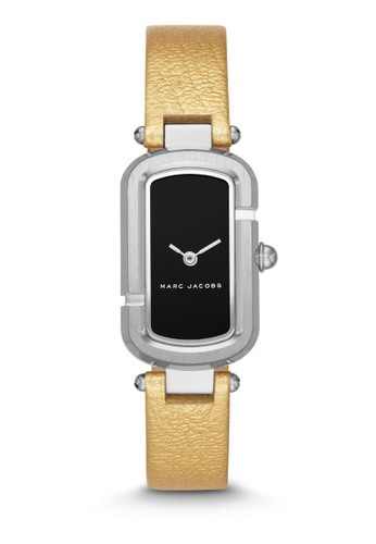 Cinturino per orologio Marc by Marc Jacobs MJ1500 Pelle Placcato oro 12mm