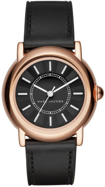 Cinturino per orologio Marc by Marc Jacobs MJ1509 Pelle Nero 18mm